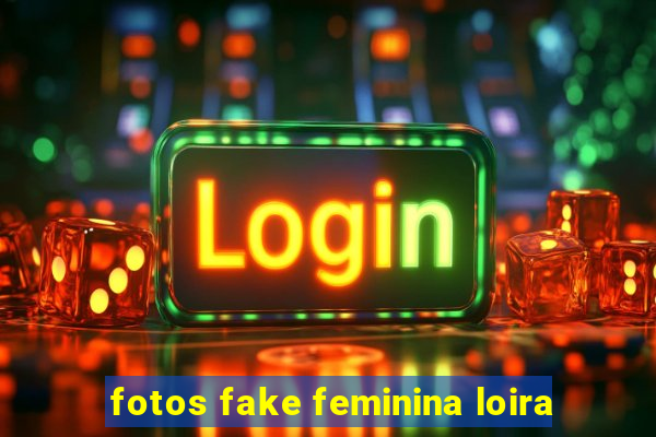 fotos fake feminina loira